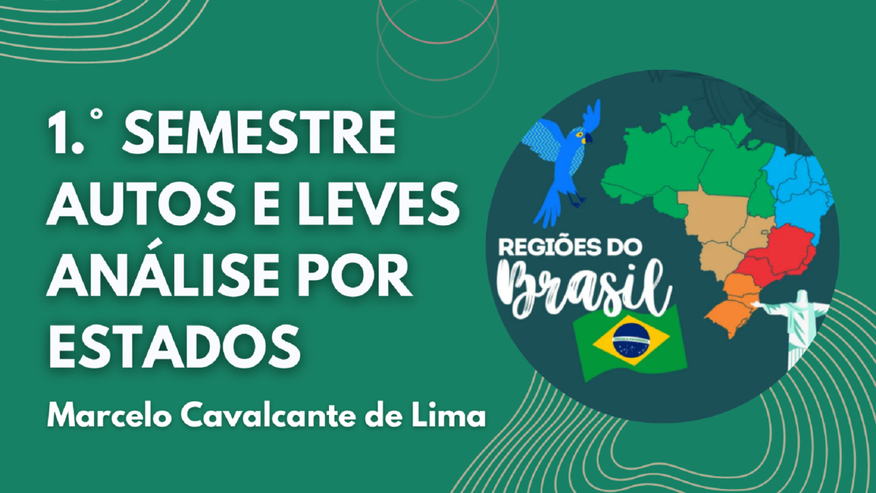 Marcas e modelos de autos e leves mais vendidos por Estados no 1.º semestre de 2024