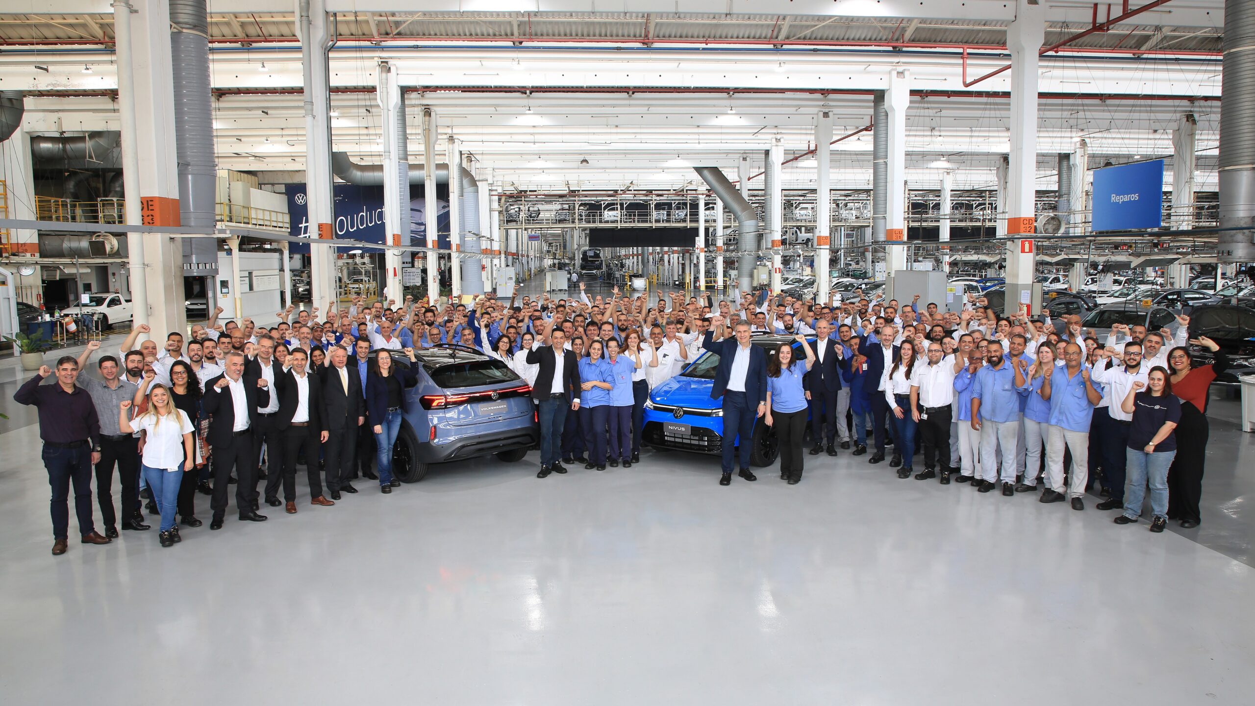 Volkswagen do Brasil celebra o início da produção do Novo Nivus